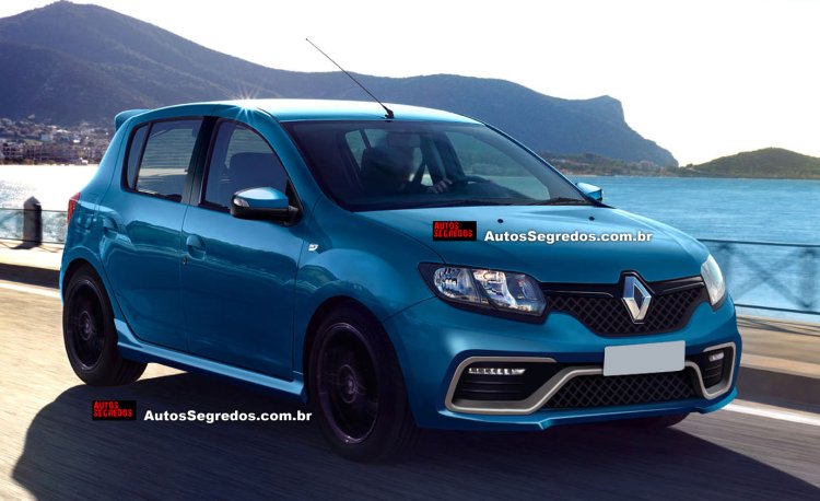 2015 Renault Sandero RS rendering front three quarter