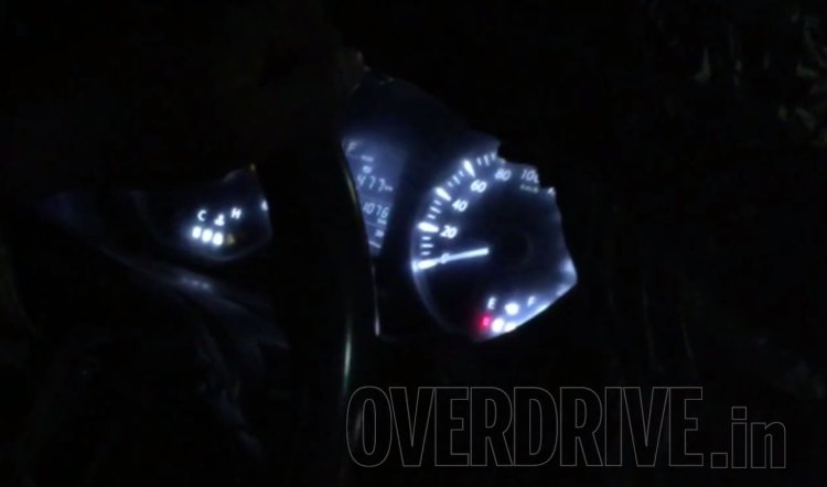 2015 Tata Kite hatchback spied interior instrument cluster