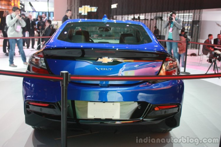 2016 Chevrolet Volt rear at the 2015 Detroit Auto Show