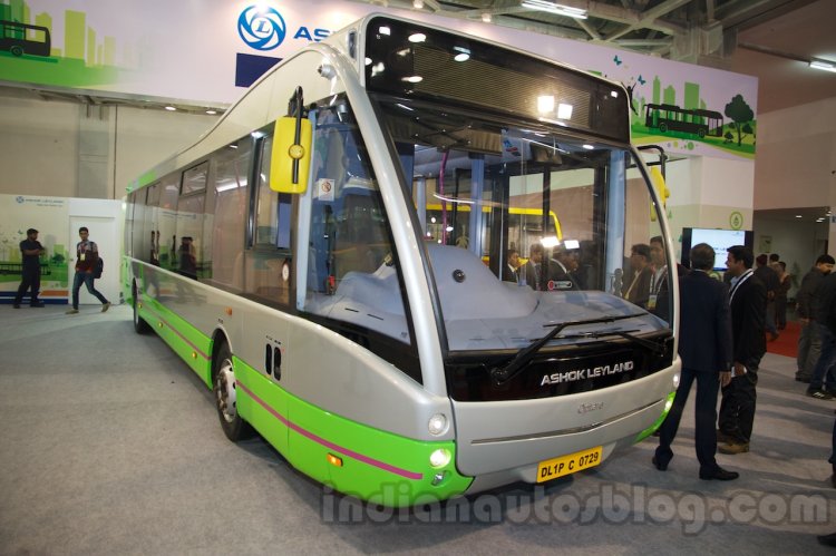 Ashok Leyland Optare Versa EV at the Bus and Special Vehicles Show 2015