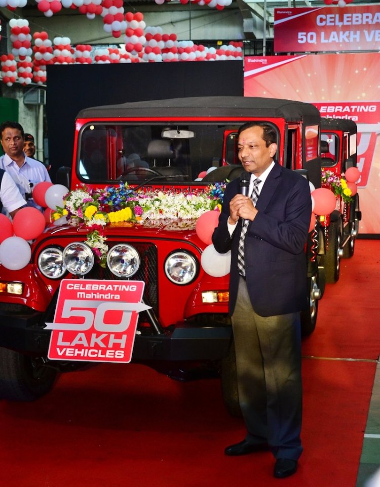Mahindra 5 millionth vehicle production
