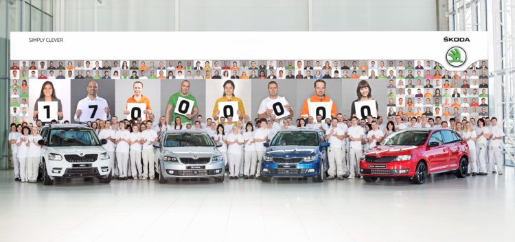 Skoda produces 17 millionth car Czechoslovakia