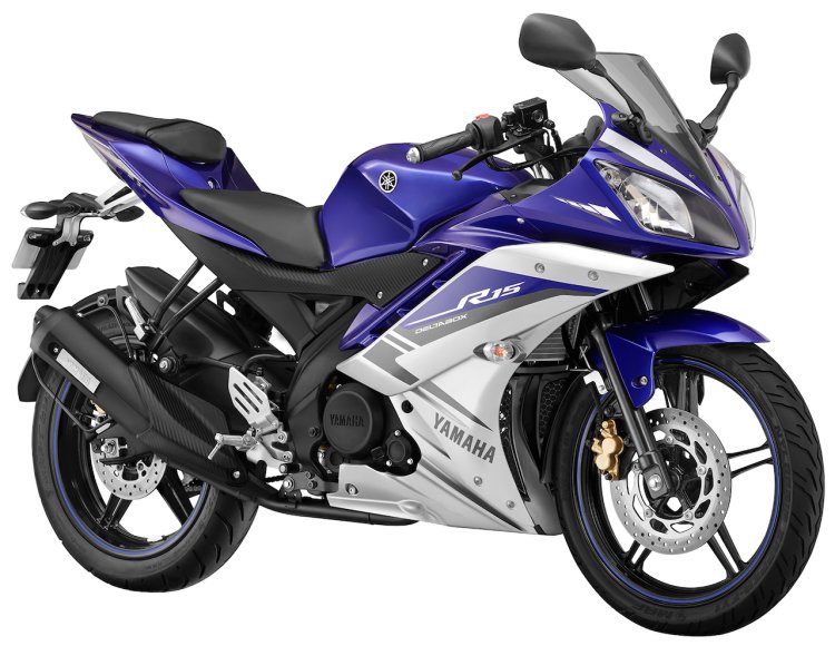 2015 Yamaha R15 GP Blue Right Front Three Quarters