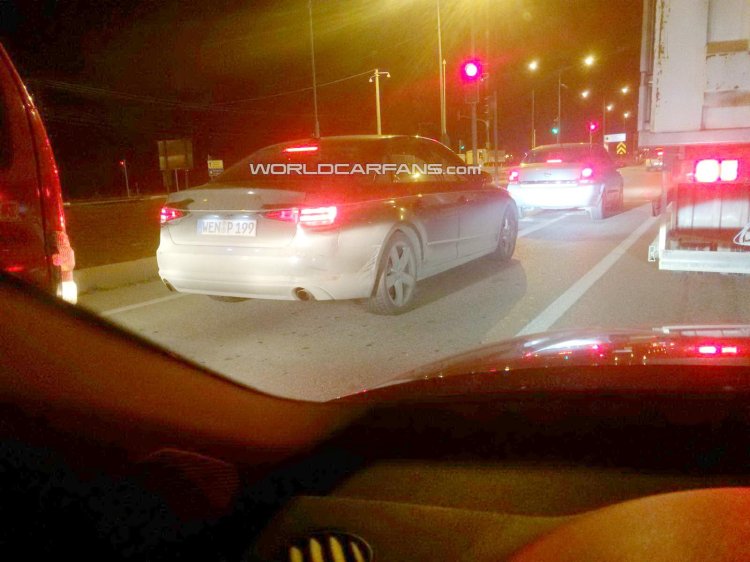 2016 Audi A4 rear quarters spied without camouflage