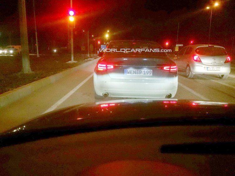 2016 Audi A4 rear spied without camouflage