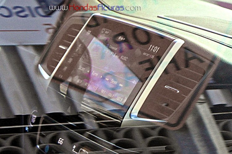 2016 Honda Pilot interior spied