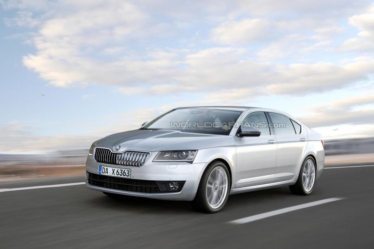 2016 Skoda Superb rendering front three quarter