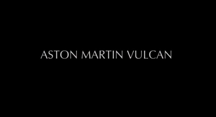 Aston Martin Vulcan teaser
