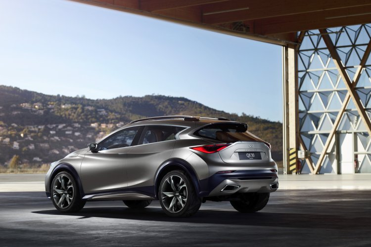 Infiniti QX30 Concept rear three quarter