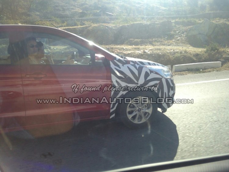 New Ford Figo front end spied India