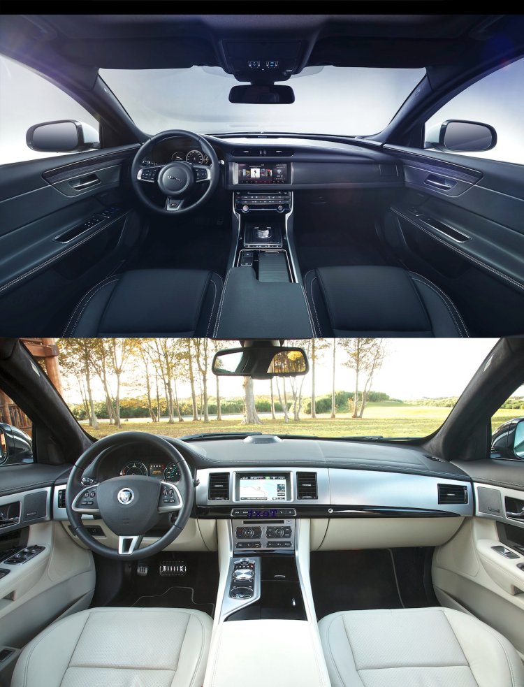 2016 Jaguar XF interior and current Jaguar XF interior