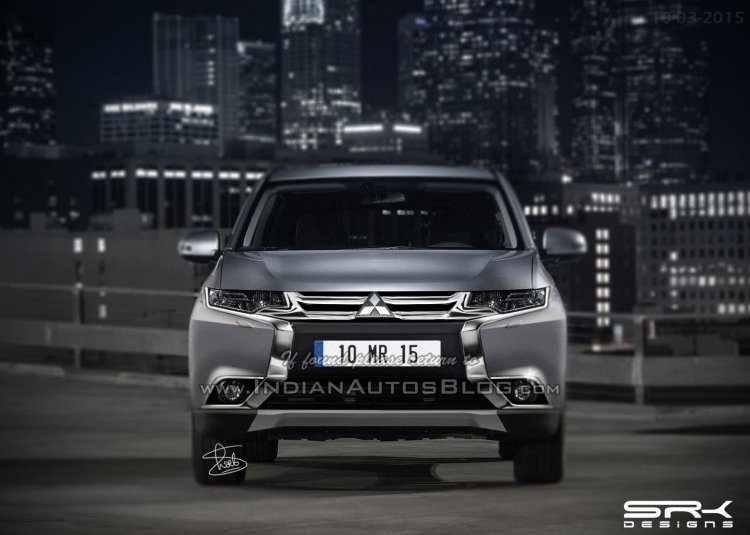 2016 Mitsubishi Outlander (facelift) front rendering IAB