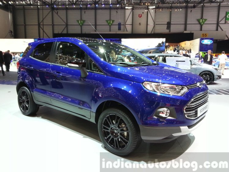 Ford EcoSport S front three quarters at the 2015 Geneva Motor Show