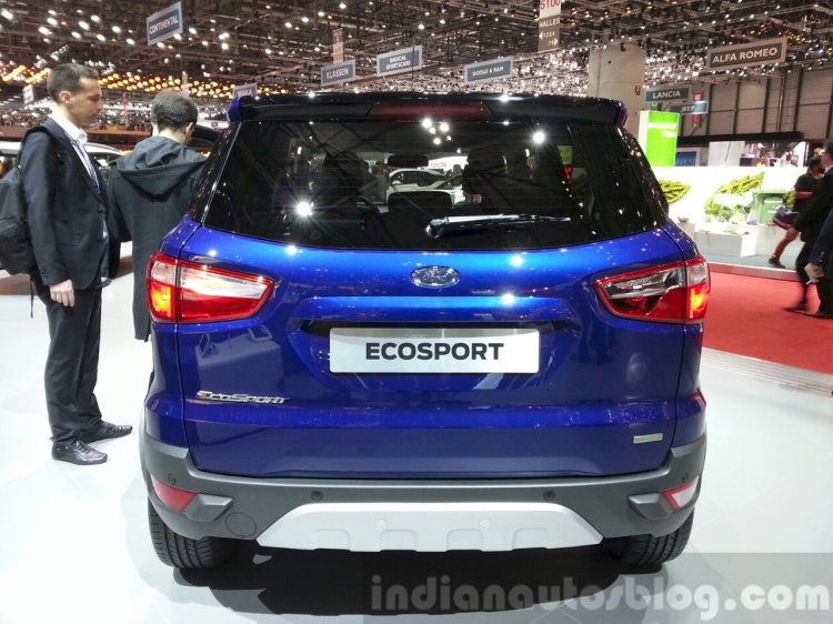 Ford EcoSport S rear at the 2015 Geneva Motor Show