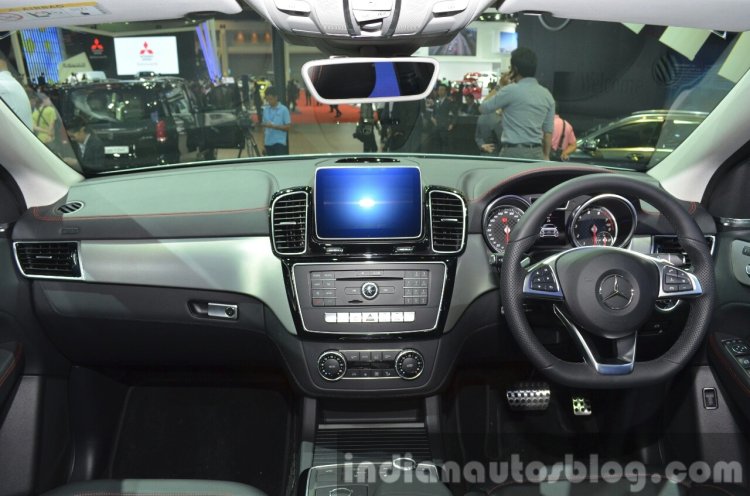 Mercedes GLE Coupe dashboard at the 2015 Bangkok Motor Show