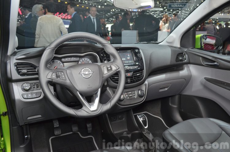 Opel Karl dashboard at 2015 Geneva Motor Show