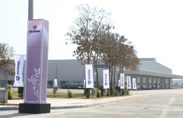 Scania bus factory Narsapura