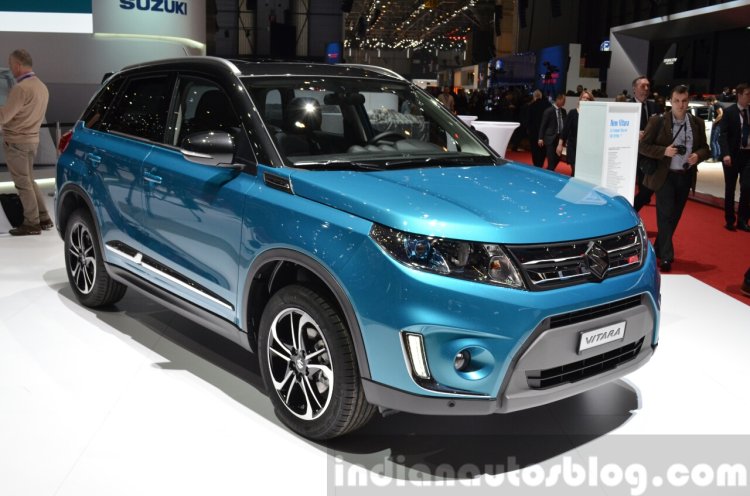 Suzuki Vitara front quarter at the 2015 Geneva Motor Show