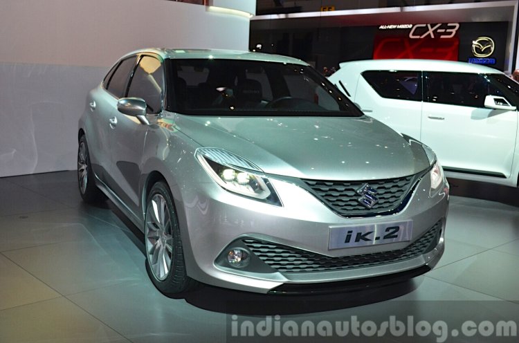 Suzuki iK-2 concept front right(2) quarter view at 2015 Geneva Motor Show