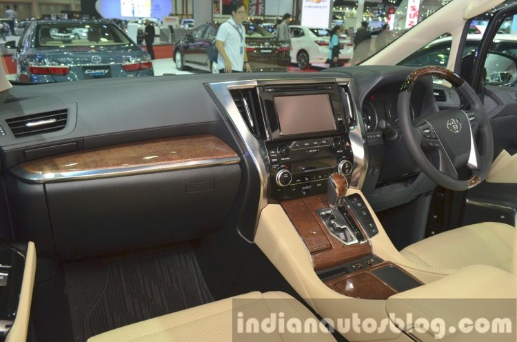 Toyota Alphard interior at the 2015 Bangkok Motor Show