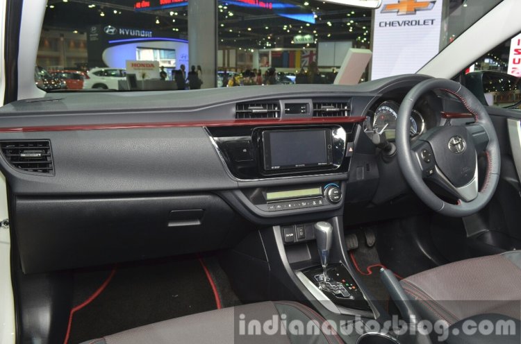 Toyota Corolla ESport Nurburgring Edition interior at the 2015 Bangkok Motor Show