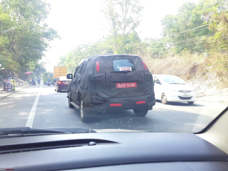 2015 Chevrolet Trailblazer rear spied testing Trivandrum