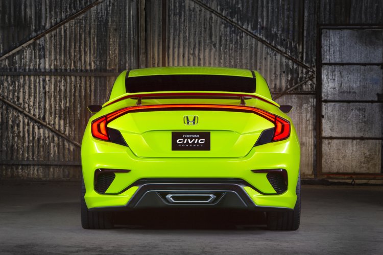 2015 Honda Civic Concept official image rear
