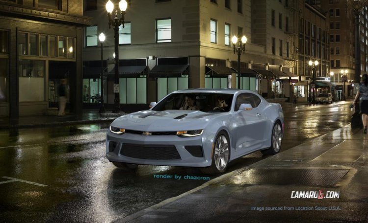 2016 Chevrolet Camaro front quarters rendering