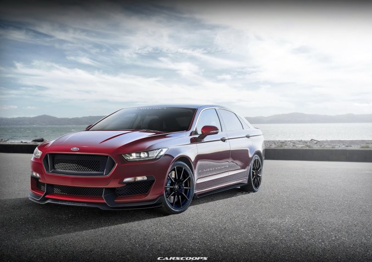 2016 Ford Taurus SHO Carscoops rendering