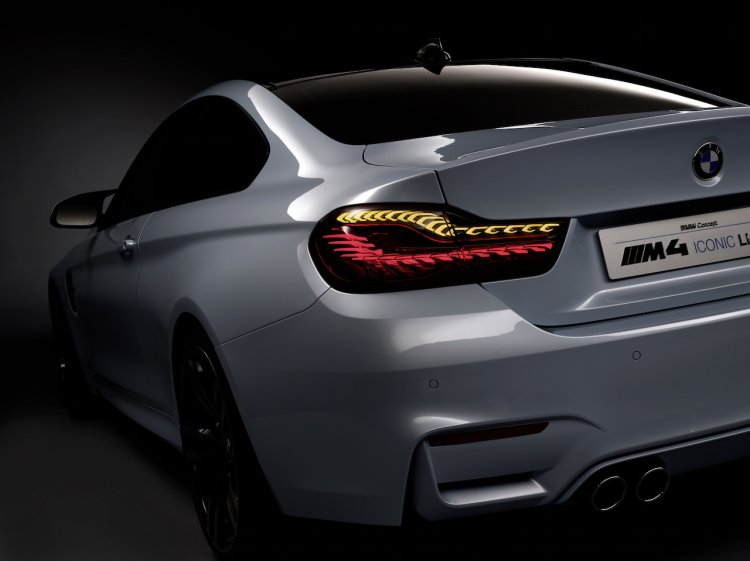 BMW M4 Iconic Lights Concept official image taillights