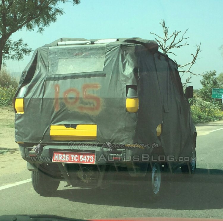 Eicher-Polaris Flexituff rear quarter spied