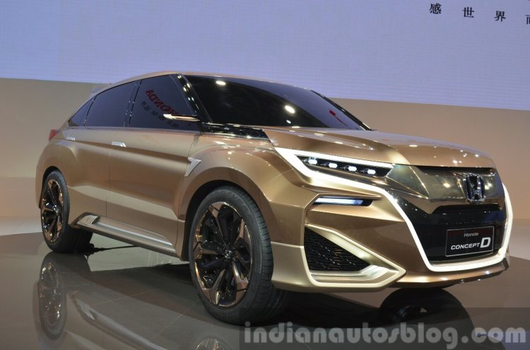 Honda Concept D front three quarter at Auto Shanghai 2015