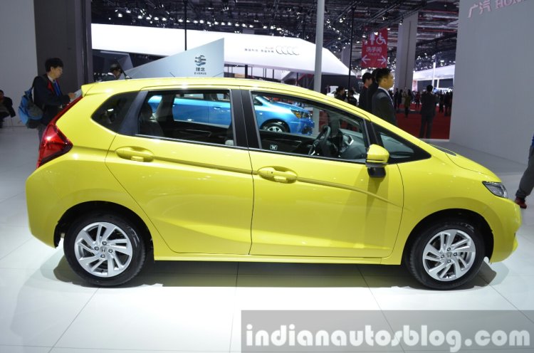 Honda Jazz side view at Auto Shanghai 2015
