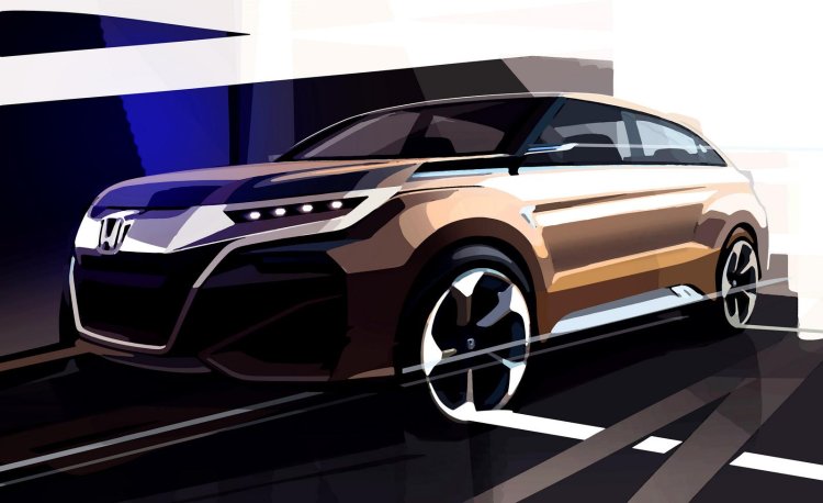 Honda compact SUV concept Auto Shanghai 2015