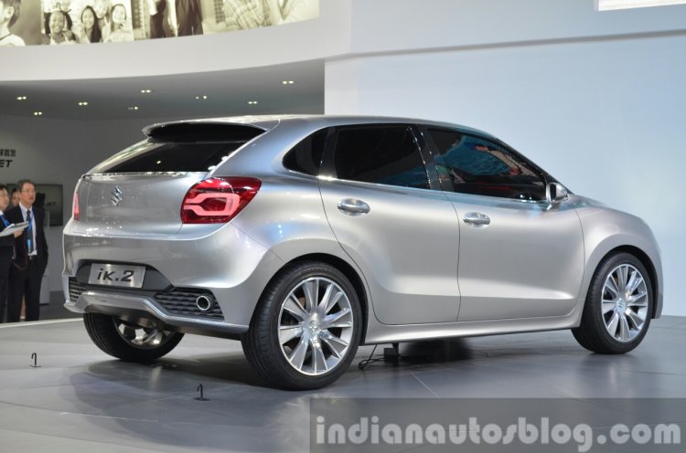 Suzuki iK-2 Concept rear three quarter view at Auto Shanghai 2015