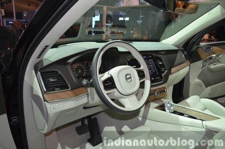Volvo XC90 Excellence dashboard at Auto Shanghai 2015
