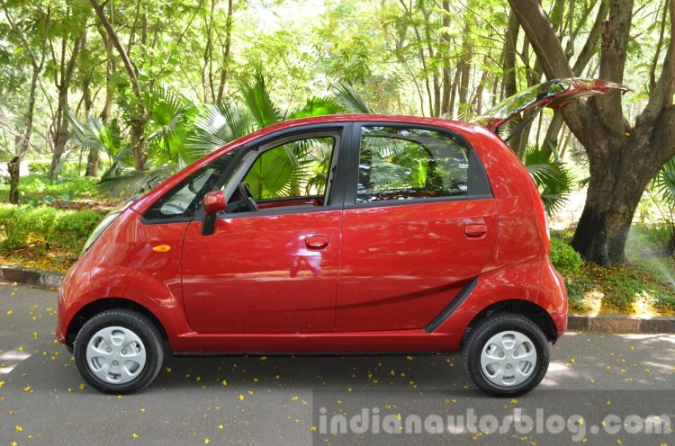 2015 Tata Nano GenX AMT side with boot open