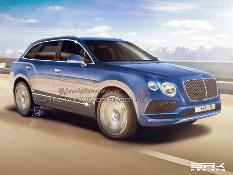 2016 Bentley Bentayga front three quarter IAB rendering