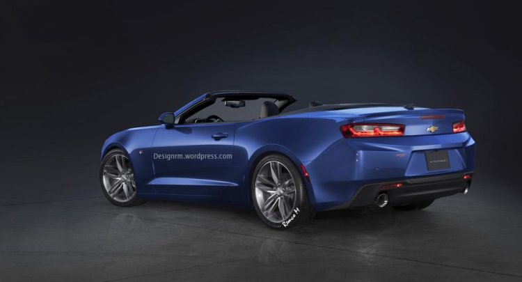2016 Chevrolet Camaro convertible rear rendering