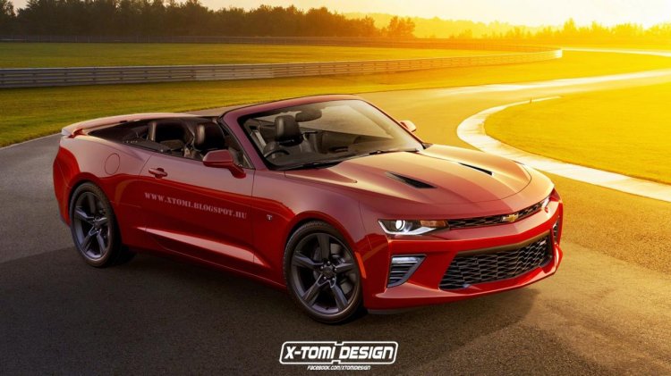 2016 Chevrolet Camaro convertible rendering