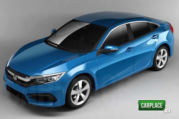 2016 Honda Civic sedan rendering