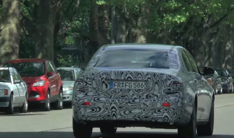 2016 Mercedes E-Class sedan (W213) rear spied camouflaged