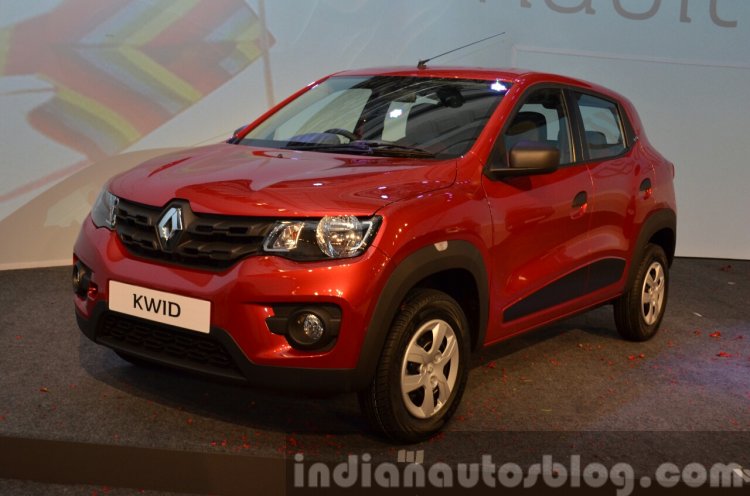 Renault Kwid front quarter India unveiling