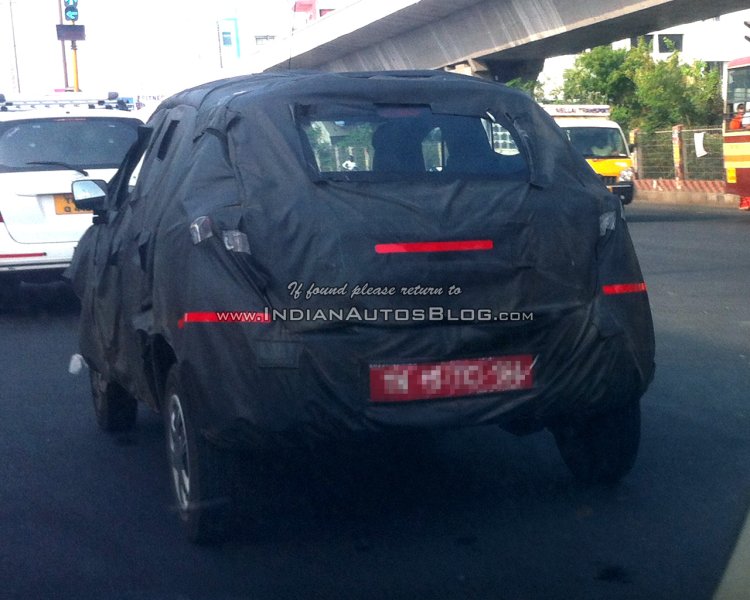 Renault XBA Renault Kayou rear quarter spotted in Chennai