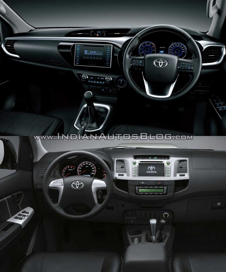 Vigo vs Revo interior old vs new