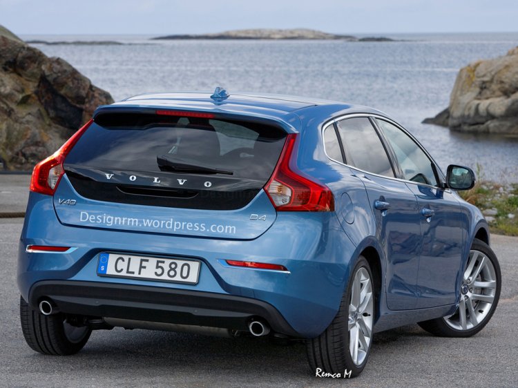 2016 Volvo V40 (facelift) - Rendering