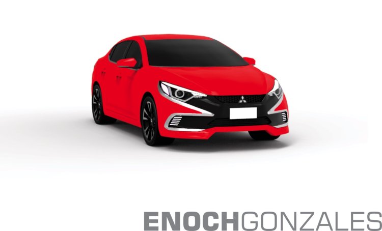 2017 Mitsubishi Lancer front quarter unofficial rendering