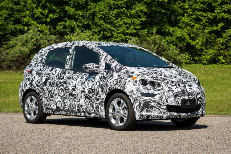 Chevrolet Bolt production prototype front three quarter