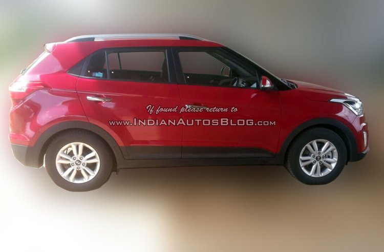 Hyundai Creta SX side spied