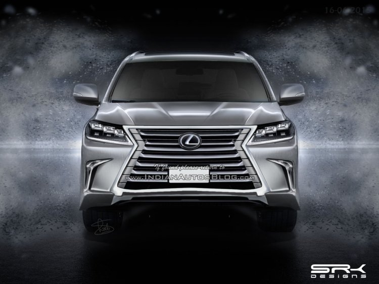 2016 Lexus LX rendered accurately; launches this year